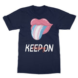 Keep On Kissing Transgender Pride Softstyle T-Shirt