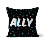 Trans Ally Transgender Pride Faux Suede Cushion
