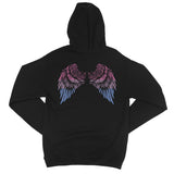 Spread Your Wings Bi Pride College Hoodie