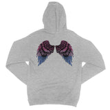 Spread Your Wings Bi Pride College Hoodie
