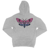 Bi Pride Death Moth College Hoodie