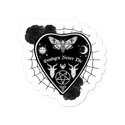 Grudges Never Die Ouija Planchette Sticker
