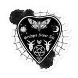 Grudges Never Die Ouija Planchette Sticker