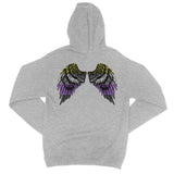 Spread Your Wings Non-Binary Pride College Hoodie