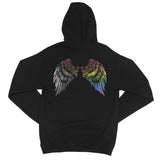 Spread Your Wings Progress Pride College Hoodie