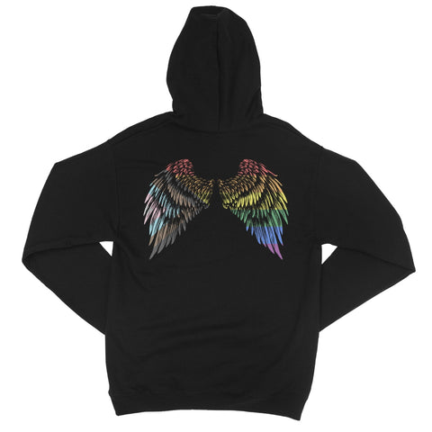 Spread Your Wings Progress Pride College Hoodie