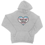 Trans Emo Energy LGBTQ Punk Transgender Pride Heart Hoodie