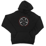 Baphomet 666 Goat Pentagram College Hoodie