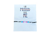 Trans Pride Proud To Be Me Beaded Transgender Bracelet