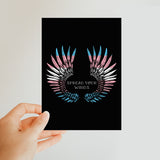 Trans Spread Your Wings Pride Flag Classic Postcard