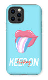 Trans Pride Keep On Kissing Transgender Flag Premium Tough Phone Case