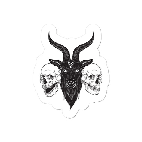 Baphomet 666 Goat Skulls Sticker