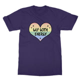 Gay Goth Energy LGBTQ Punk Pride Heart Softstyle T-Shirt