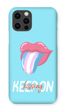Trans Pride Keep On Kissing Transgender Flag Premium Snap iPhone 12 Case