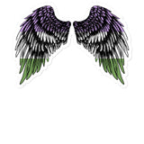 Spread Your Wings Genderqueer Kiss Cut Pride Sticker