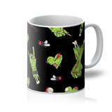 Zombie Hand All Over Print Black Mug