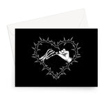 A Promise to the Dead Black Greeting Card