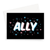 Trans Ally Transgender Pride Greeting Card