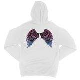 Spread Your Wings Bi Pride College Hoodie