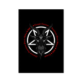 Baphomet 666 Goat Pentagram Fine Art Print