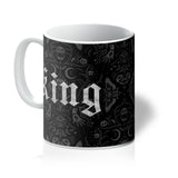 King Gothic Crowned Skull Cameo Mug