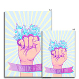Fight Like A Girl Sunrays Fine Art Print