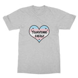 Transfemme Energy Trans Transgender Pride Heart  T-Shirt