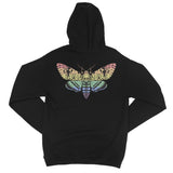 LGBT+ Gay Lesbian Pride Death Moth College Hoodie