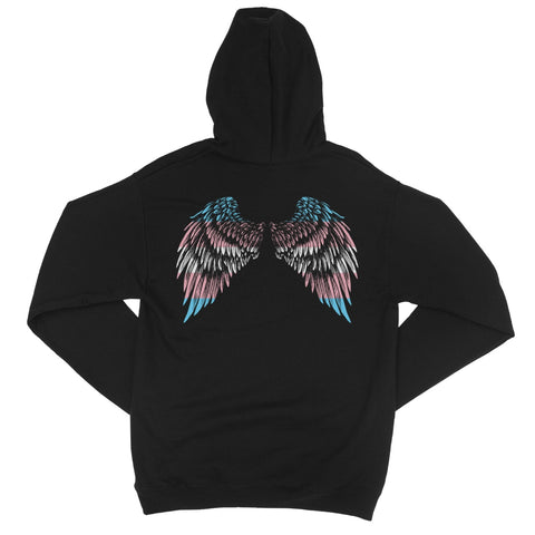 Spread Your Wings Trans Pride College Hoodie