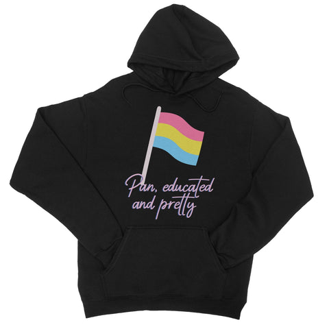 Pan Educated and Pretty Pansexual Pride Hoodie