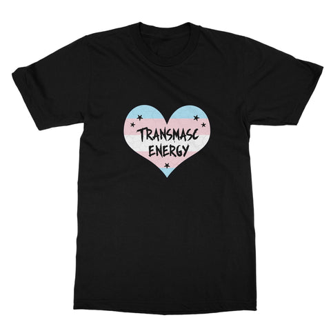 Transmasc Energy Trans Transgender Pride Heart Softstyle T-Shirt