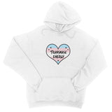 Transmasc Energy Trans Transgender Pride Heart College Hoodie