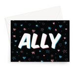 Trans Ally Transgender Pride Greeting Card