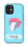 Trans Pride Keep On Kissing Transgender Flag Premium Tough Phone Case