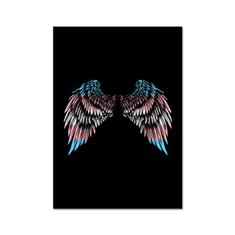 Spread Your Wings Trans Pride Fine Art Print