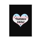 Transmasc Energy Trans Transgender Pride Heart Fine Art Print
