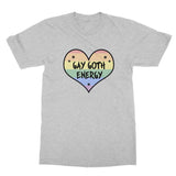 Gay Goth Energy LGBTQ Punk Pride Heart Softstyle T-Shirt