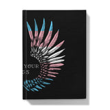 Trans Spread Your Wings Pride Flag Hardback Journal